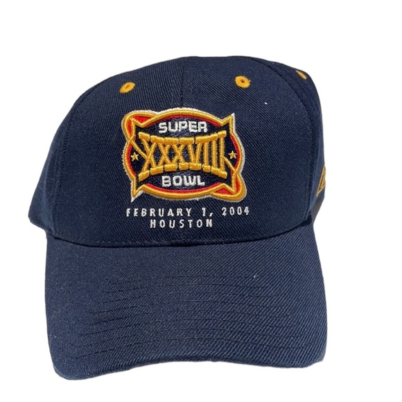 Vintage Super Bowl XXXVIII baseball hat. NWT - Picture 1 of 6